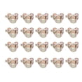 thumbnail image 2 of Gear Hose Clamps, Galvanizing Process Hose Clamp Set Pipe Clamp Tools Golden  For Motor Vehicles, 2 of 8