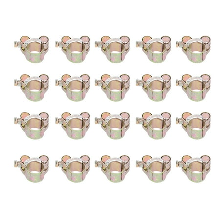 

Hose Fastener Iron Anti Dead Corner Galvanized Hose Clamp For Petrochemical For Pharmaceutical For Motor Vehicle 20-22mm