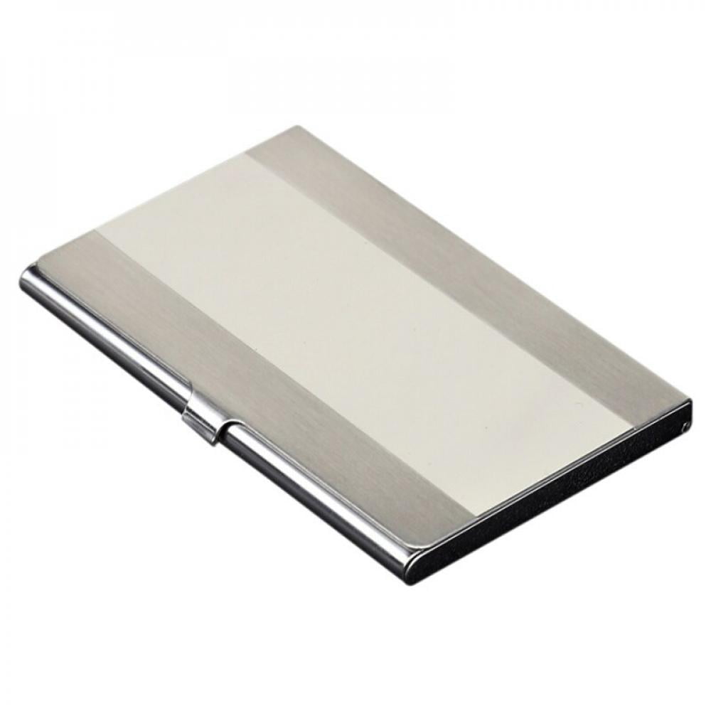 1PCS stainless steel Pocket Name Credit ID Business Card Holder Box Case new 