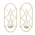 thumbnail image 3 of Candelabro de pared Jadeshay 2 uds hierro Vidrio alta capacidad, 3 of 8