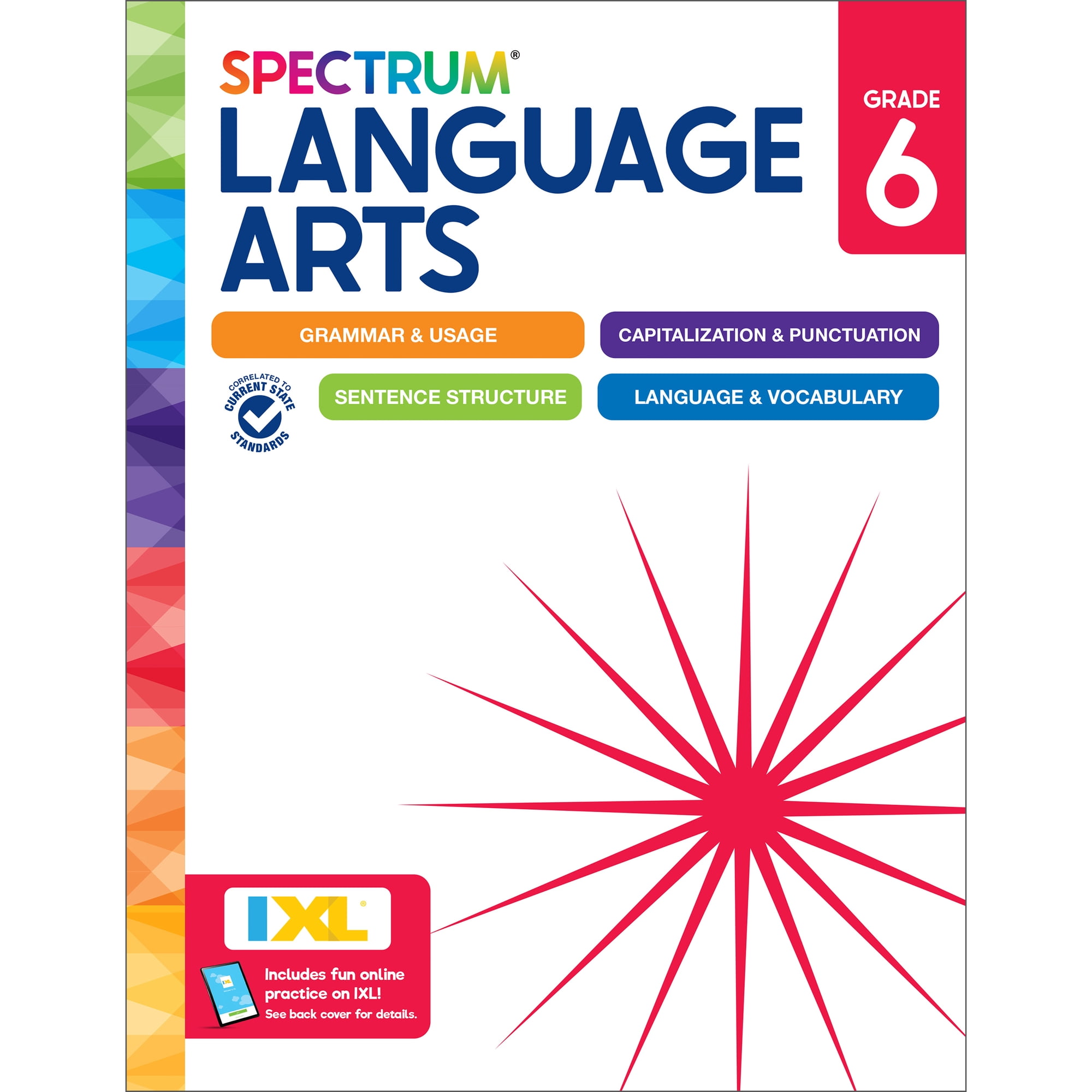 Spectrum Language Arts Workbook (192 pages) Grade 6