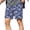Blue#03, variant on Men's Hawaiian Printed Shorts Fashion Split Hem Drawstring Waist Shorts for Men Casual Loose Mid-Thigh Length Swim Trunks Breathable Quick Dry Summer Beach Shorts L