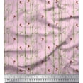 thumbnail image 1 of Soimoi Georgette Viscose Fabric Bird & Bamboo Tree Printed Craft Fabric by The Yard 42 Inch Wide, 1 of 1