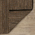 thumbnail image 3 of Home Conservatory Gravel Black/Natural Handwoven Jute Rug 2.5' x 8' - Black/Neutral, 3 of 5