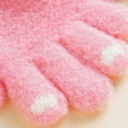 thumbnail image 5 of Karoyedx Toddlers Boys Winter Gloves Kids Winter Gloves For Boys Girls Children Full Fingers Stretchy Warm Mittens Pink Size,2-4 Years, 5 of 9