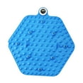 thumbnail image 2 of Almohadilla de silicona para masaje de pies, alfombrilla sensorial para puntos de acupuntura, almohadilla de masaje con placa para los dedos del pie Temporizador azul hexagonal, 2 of 8