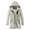Beige, variant on IROINNID Men's Long Sleeve Shearling Thigh-Length Hooded Coat Solid Color Casual Mid Length Jacket Coats
