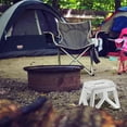 thumbnail image 2 of Tabouret Pliant Carré Portable Mazar pour Camping, Randonnée, Pêche et Cuisine, avec Support de Marche, 2 of 4