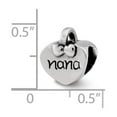 thumbnail image 2 of Sterling Silver Reflections Nana Heart Bead Charm - Measures 10x9.09mm Wide, 2 of 2