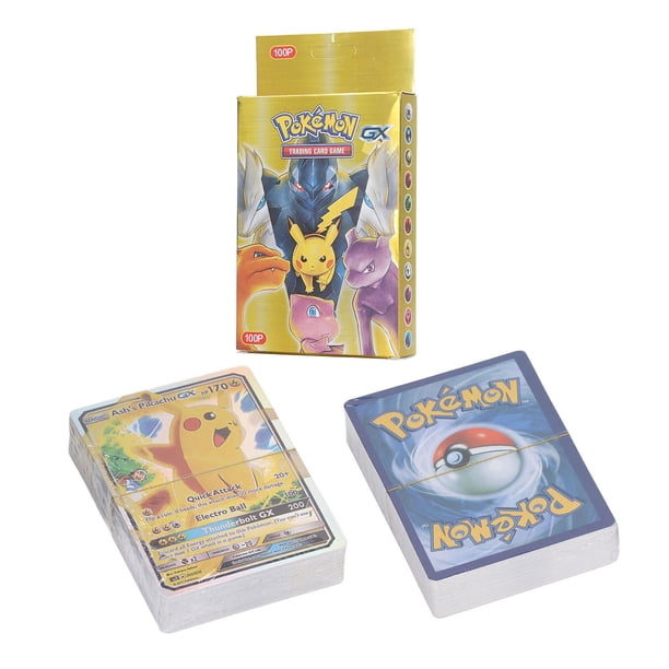 Tarjeta de colección de papel de aluminio, paquetes de tarjetas de papel de aluminio de 100 piezas, tarjetas de juego de papel de aluminio, juego de mesa, tarjeta de papel de aluminio, acabado de lujo