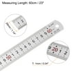 thumbnail image 2 of Unique Bargains 2pack Stainless Steel Ruler, 24" Metal Rulers 1.14" Wide Inch and Metric Graduation, 2 of 7