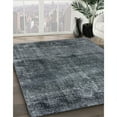 thumbnail image 2 of Ahgly Company Indoor Rectangle Mid-Century Modern Light Slate Gray Oriental Area Rugs, 4' x 6', 2 of 6