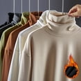 thumbnail image 2 of Mens Turtleneck Pullover Long Sleeve Jumper Blouse Tops Warm T-Shirt Undershirt, 2 of 8