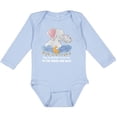 thumbnail image 3 of Inktastic My Godfather Loves me to the Moon and Back Elephant Family Boys or Girls Long Sleeve Baby Bodysuit, 3 of 5