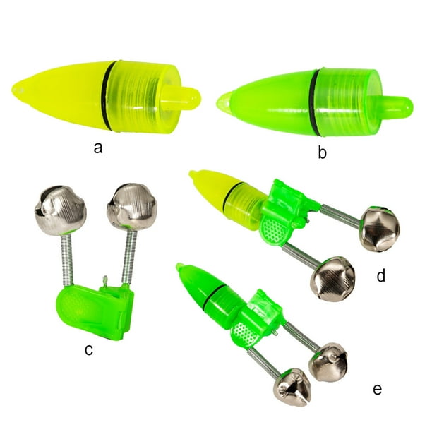 10 Pcs Portable Fishing Bells Luminous Indicator Practical Night Light  Green Elastic Clip Alerter Motion Sensor Tool Set for Rod Type 1 - Walmart .ca