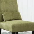thumbnail image 3 of Roundhill Furniture Pisano Slipper Chair, Green, 3 of 7