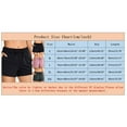 thumbnail image 4 of snowsong Womens Workout Shorts,2024 New Women's Solid Loose Cotton Tie Sports Fitness Yoga Running Fitness Peplum Shorts,Summer Clothes,Casual Shorts,Stretch Shorts, Black S, 4 of 6