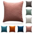 thumbnail image 2 of Housse de Coussin Simple Douce Housse de Coussin Carrée pour Canapé Bureau, 2 of 10
