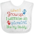 thumbnail image 3 of Inktastic Optometrist Like Daddy Boys or Girls Baby Bib, 3 of 4
