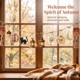 thumbnail image 4 of 59Inch Halloween Acrylic Hanging Banner - Rustic Fall Pumpkin Ghost Skull Witch Hat Hanging Garland with Tassels - Vintage Autumn Thanksgiving Wall Mantel Fireplace Party Decor, 4 of 7