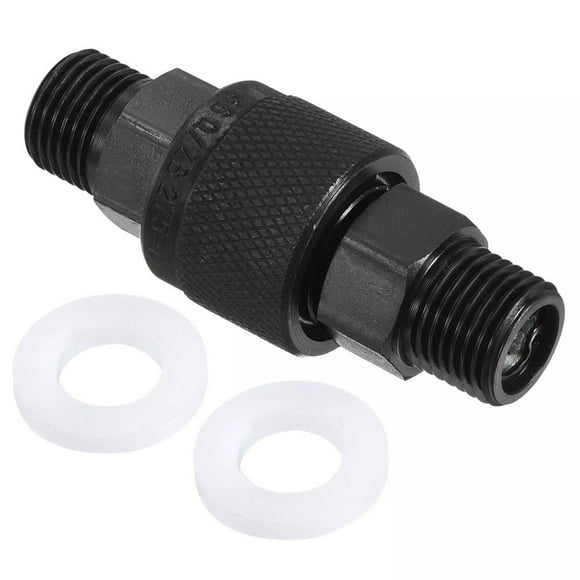 Hydraulic Quick Connect Coupler Set M16X1.5Mm Male Pipe Fitting Black External Thread Pipe Fittings Replace Accessories