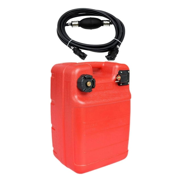 Tanque de Combustible para Embarcaciones, Piezas de Motor Fueraborda, Accesorios para Kayaks Y Barcos 24L con tubo de combustible