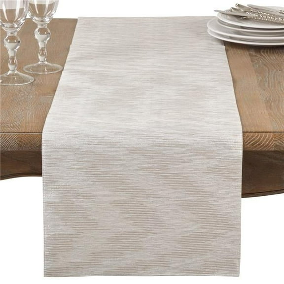 Saro Lifestyle Woven Metallic Fused Design Placemat Set
