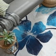 thumbnail image 2 of CAMILSON Solana Non Slip Modern Floral Indoor Area Rug Blue/Grey 5x7, 2 of 8