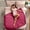 Microvelvet Red, variant on Avana Waterproof Throw Blanket | Protector for People and Pets | Leak Proof Moisture Barrier - Regular Size, Micro-Velvet Purple