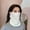 White, variant on Women’s 4-In-1 Light Knit Face Cover Multi Wear Adjustable Cut Soft Airy Texture For Morning Jogging White