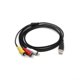 thumbnail image 4 of Cable de Adaptador Baoblaze USB a 3.5mm Macho a 3 RCA, 4 of 8