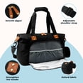 thumbnail image 6 of Oxford Cloth Baby Changing Bag Large Capacity Nappy Tote Bag with Removable Shoulder Strap Easy Access Diaper Handbag for Camping, 6 of 10