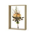 thumbnail image 1 of Marco de Flores Secas Uxcell, Marco de Sombra de Madera de 8 x 12 Pulgadas, Marco de Imagen de Acrílico Doble [Color Madera], 1 of 1