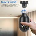thumbnail image 2 of TeqHome WiFi Camera 1080P HD Outdoor Night Vision APP Control Waterproof Security Dome Camera Digital Zoom Audio Surveillance Camera Black, 2 of 9