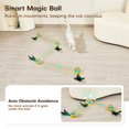thumbnail image 4 of LEEYNEER Interactive Cat Toys  Fast Rolling Ball in Play Mat  Automatic Motion Activated Moving Ball Hide and Seek Game for Indoor Exercise Kicker  28 Inch Play Mat, 4 of 6