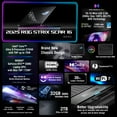 thumbnail image 2 of ASUS ROG Strix SCAR 16 (2025) Gaming Laptop, 16” ROG Nebula HDR 2.5K 240Hz, NVIDIA GeForce RTX 5080, Intel Core™ Ultra 9 275HX, 32GB, 2TB SSD, Windows 11 Pro, 2 of 11