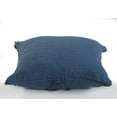 thumbnail image 4 of LR Home Sara 20" x 20" Coronet Blue Shag Diamond Cotton Adult Decorative Throw Pillow, 4 of 8