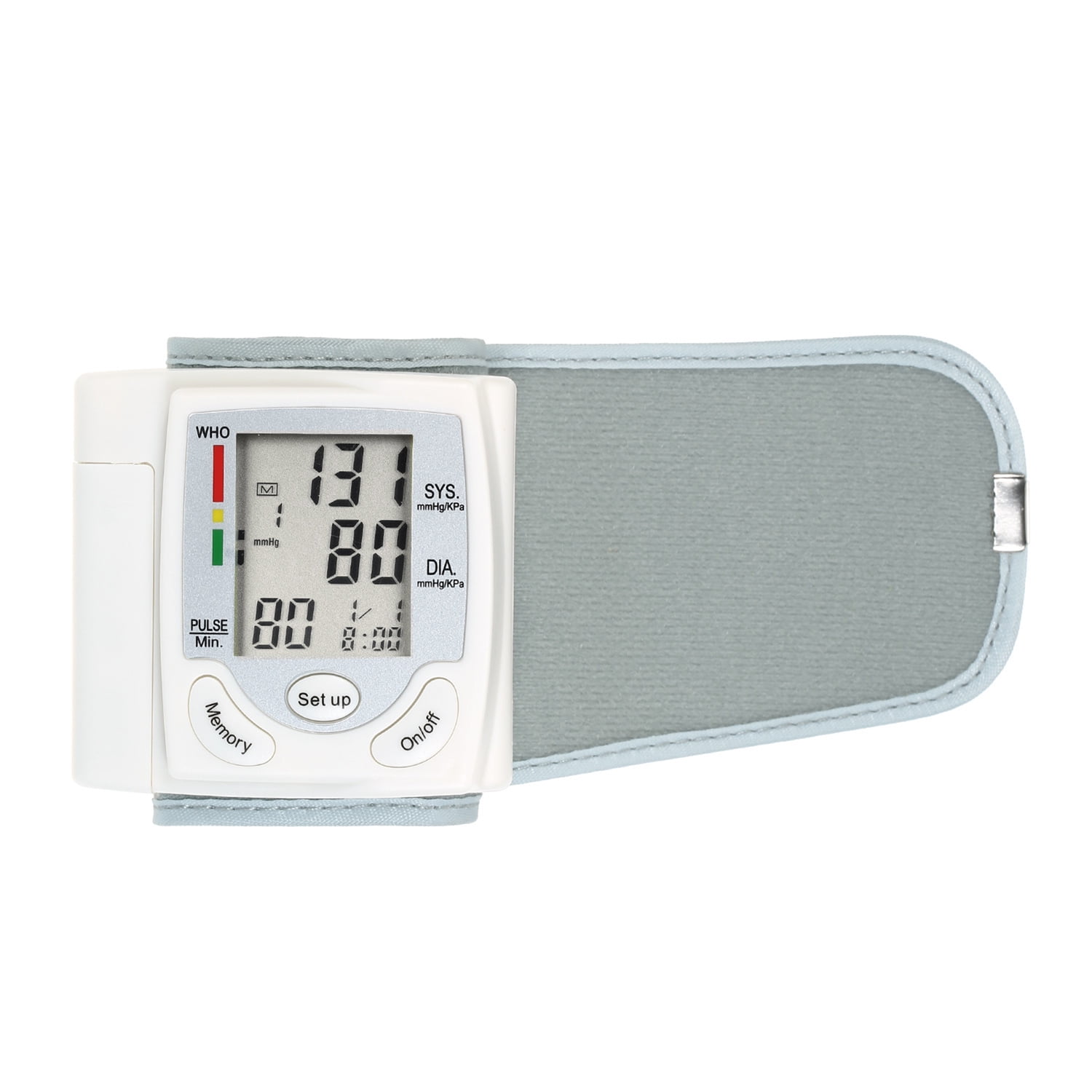Dcenta LCD Display Blood Pressure  Monitor Wrist Pulse Meter Automatic Digital Pulsometer Sphygmomanometer Family Diagnostic-tool