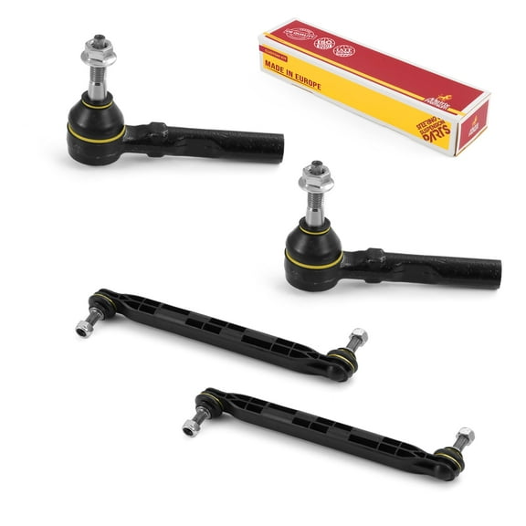 Metrix Premium Chassis Parts - 4 PC Outer Tie Rod End & Front Sway Bar Stabilizer End Link Kit Fits 2010-2012 Chevrolet Malibu, 2010 Pontiac G6, Replacement ES800086, K750519