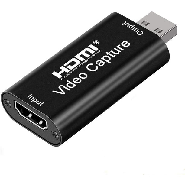 Hdmi Audio Video Capture Card Hd 1080p 60 Fps Recording Via Dslr Camcorder Action Cam Ps4 Xbox One 360 Wii U And Nintendo Switch Walmart Com Walmart Com