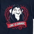 thumbnail image 3 of Disney Villains - Love Is Savage - Men's Short Sleeve Graphic T-Shirt, 3 of 5