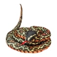 thumbnail image 3 of Juguete de peluche de serpientes realistas, decoraciones para el hogar de accesorios de Halloween, serpiente de peluche de largo de simulación Marrón, 3 of 8