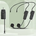 thumbnail image 3 of Luckyn 2.4G Wireless Microphone Headset Mic System for Voice Teaching Speaker Karaoke - Double Mic, 3 of 9