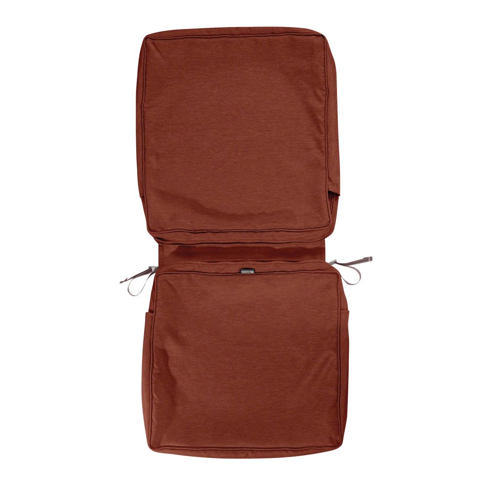 Classic Accessories Montlake FadeSafe Water-Resistant Patio Chair Cushion Cover, 44 x 20 x 3 