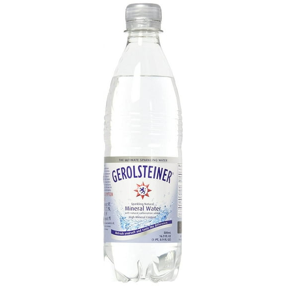 Gerolsteiner Sparkling Mineral Water 6 Pack 101.4 fl oz (Pack of 4)