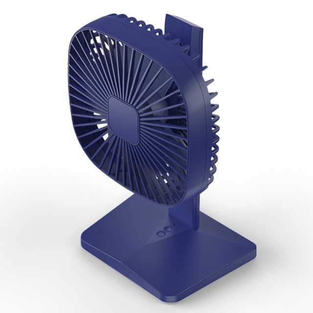 Ventilador recargable USB 2000mAh 3 velocidades Ventilador portátil Flujo de aire fuerte TFixol Ventilador