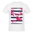 thumbnail image 4 of Bingfone Pink Flamingos Men'S Loose Fit Short-Sleeve Pocket T-Shirt, 4 of 7