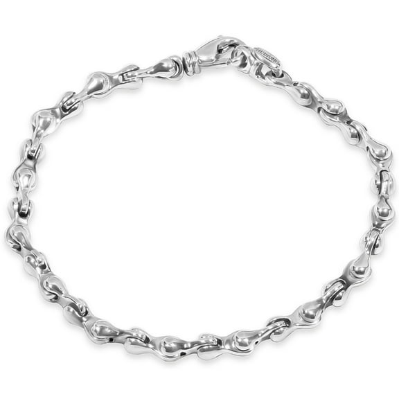 Pompeii Men's Link 14k Gold (26gram) or Platinum (42gram) 5mm Bracelet 8.5" (,)