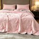 thumbnail image 4 of Solid Color Wavy Comforter Cool Touch Air Conditioning Quilt Soft Breathable Summer Blanket For Bedroom, 4 of 8