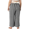 thumbnail image 4 of Pantalón De Salón De PierAncPaMujer, TalGrande, Estilo Boho Palazzo negro blanco gris 4X, 4 of 6